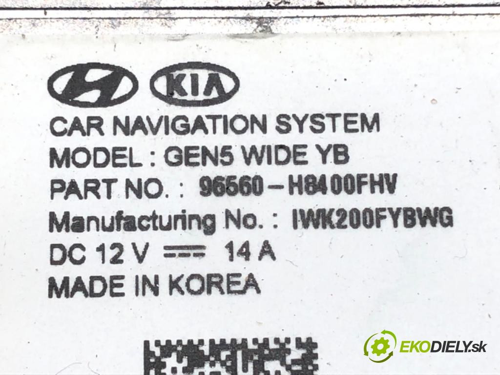 KIA RIO IV (YB, SC, FB) 2017 - 2022    1.2 CVVT 62 kW [84 KM] benzyna 2020 - 2022  RADIO Dislpej 96660-H8400