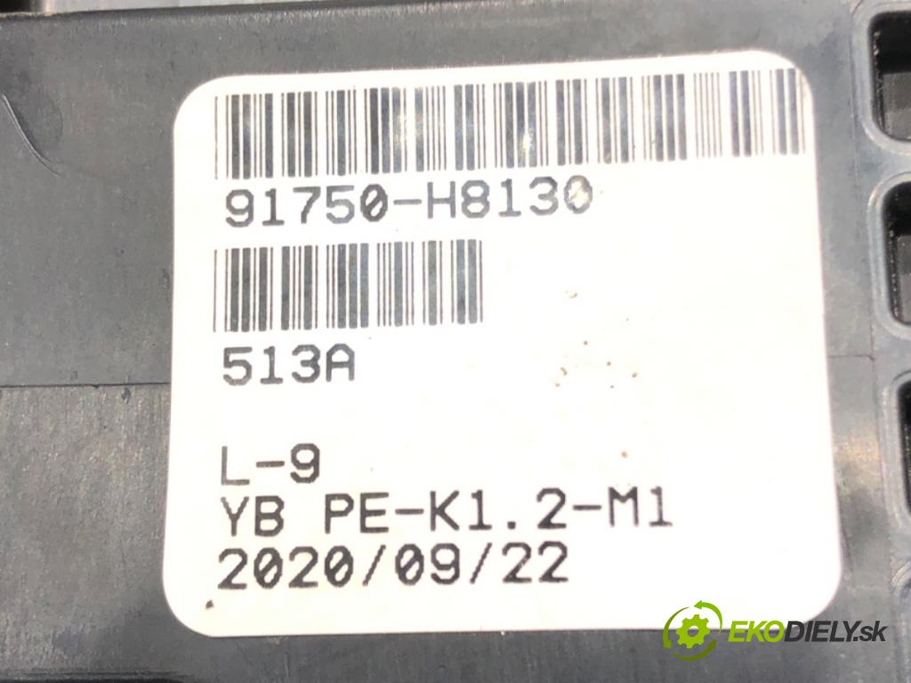 KIA RIO IV (YB, SC, FB) 2017 - 2022    1.2 CVVT 62 kW [84 KM] benzyna 2020 - 2022  skříňka poistková 91750-H8130 (Pojistkové skříňky)