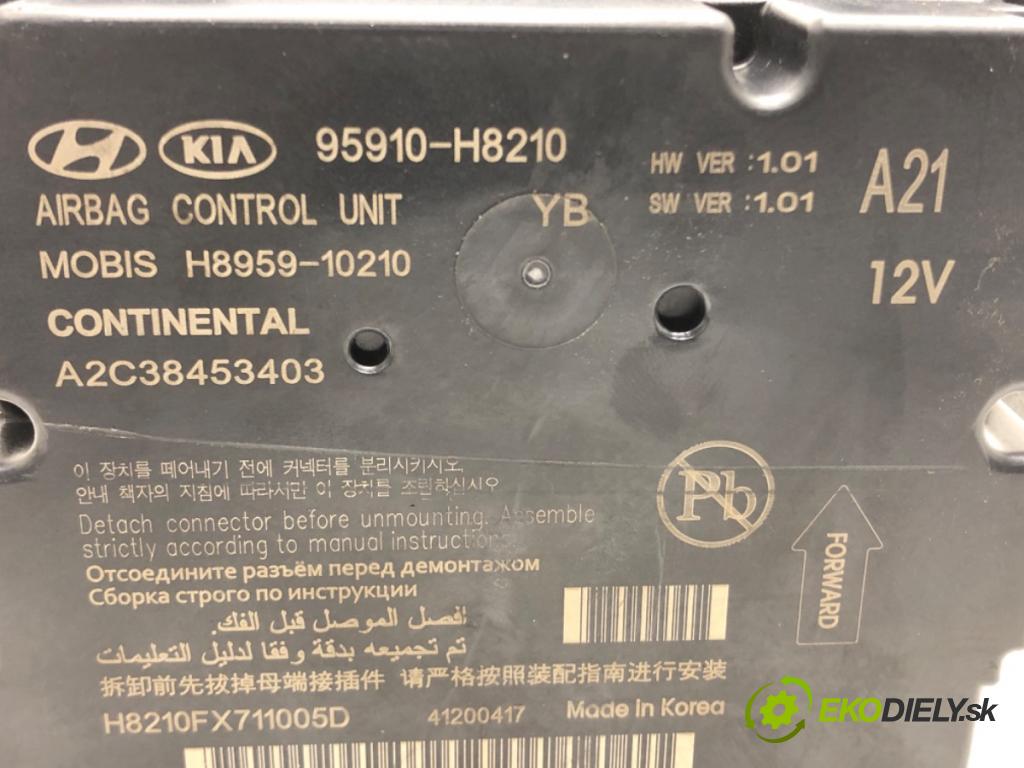 KIA RIO IV (YB, SC, FB) 2017 - 2022    1.2 CVVT 62 kW [84 KM] benzyna 2020 - 2022  senzor airbag 95910-H8210 (Snímače)