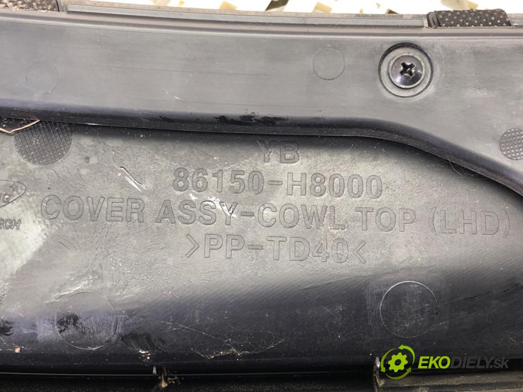 KIA RIO IV (YB, SC, FB) 2017 - 2022    1.2 CVVT 62 kW [84 KM] benzyna 2020 - 2022  Torpédo, plast pod čelné okno 86150-H8000 (Torpéda)