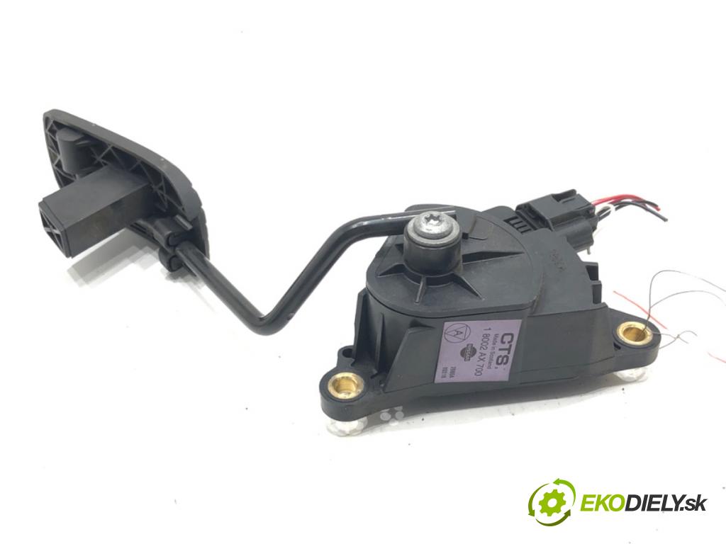 NISSAN MICRA III (K12) 2002 - 2010    1.5 dCi 63 kW [86 KM] olej napędowy 2005 - 2010  Potenciometer plynu 18002AX700 (Pedále)