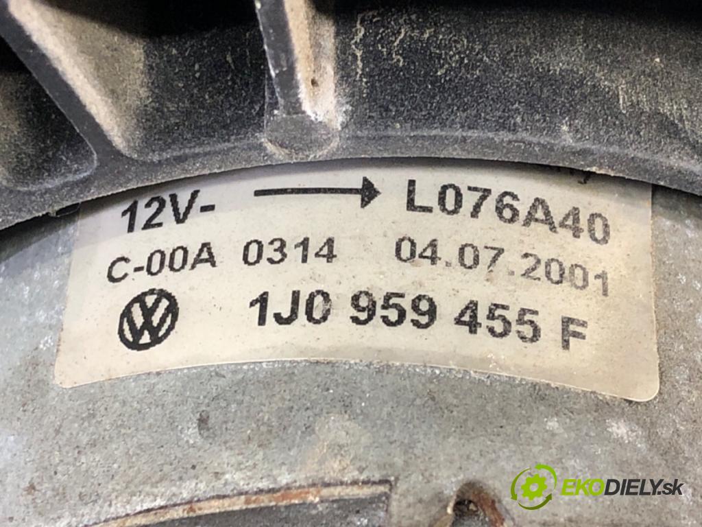 SEAT LEON (1M1) 1999 - 2006    1.6 16 V 77 kW [105 KM] benzyna 2000 - 2006  ventilátor chladiče 1J0959455F (Ventilátory)