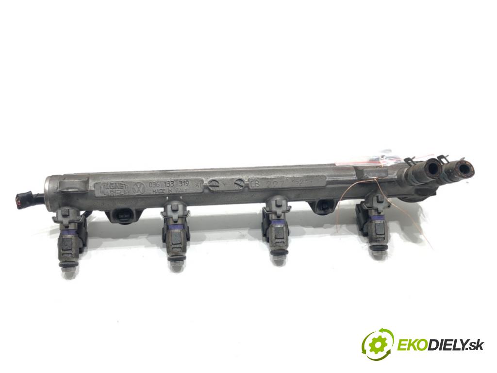 SEAT LEON (1M1) 1999 - 2006    1.6 16 V 77 kW [105 KM] benzyna 2000 - 2006  Lišta vstrekovacia 036133319AL (Vstrekovacie lišty)