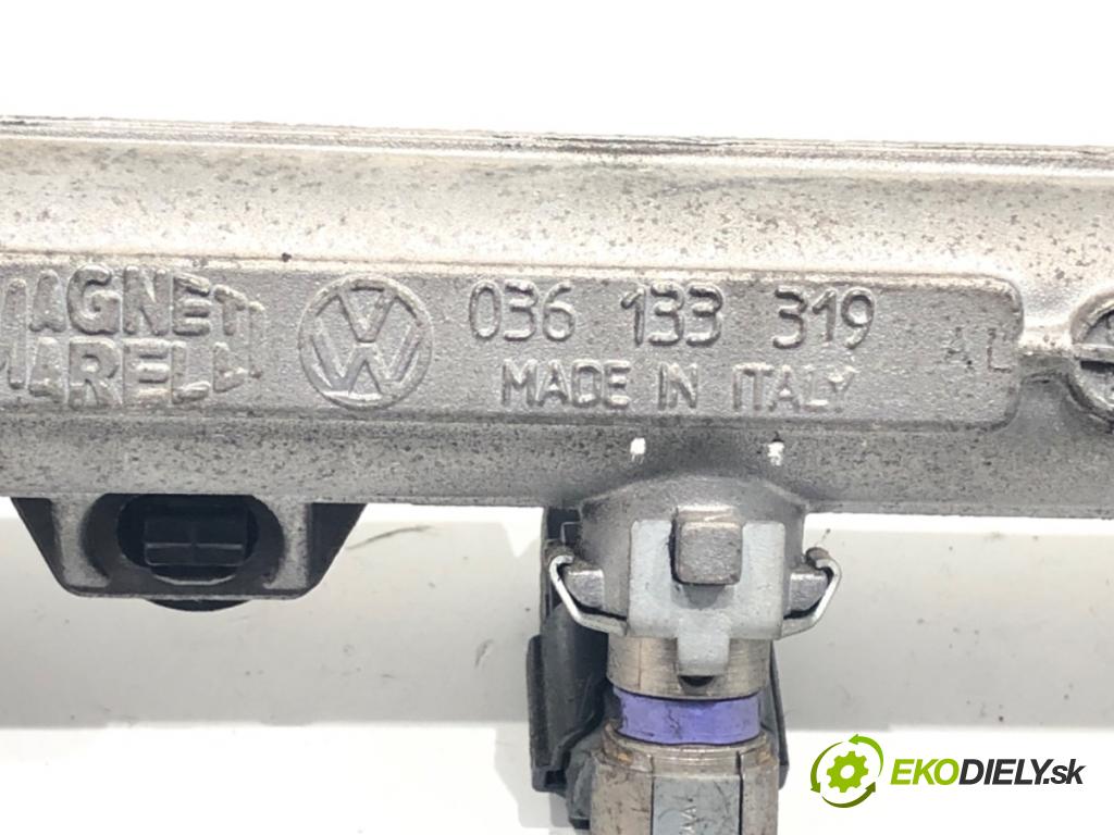 SEAT LEON (1M1) 1999 - 2006    1.6 16 V 77 kW [105 KM] benzyna 2000 - 2006  Lišta vstrekovacia 036133319AL (Vstrekovacie lišty)