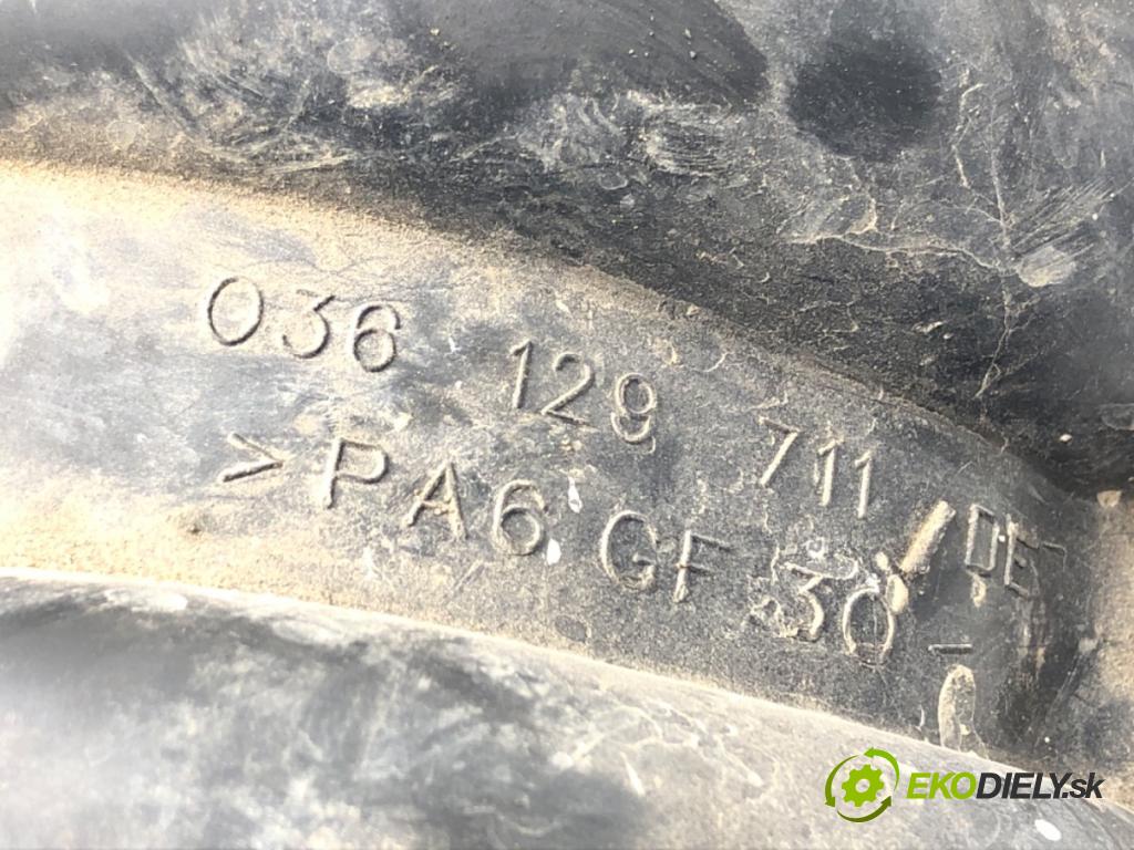 SEAT LEON (1M1) 1999 - 2006    1.6 16 V 77 kW [105 KM] benzyna 2000 - 2006  Potrubie sacie, sanie 036129711DE (Sacie potrubia)