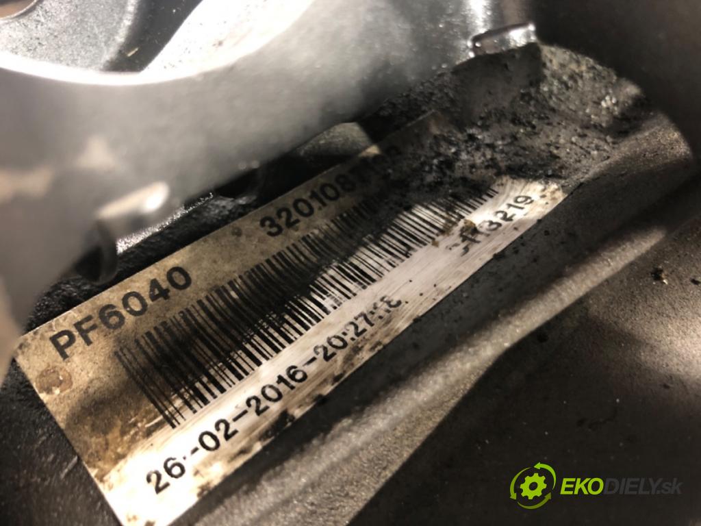 RENAULT TRAFIC III Autobus (JG_) 2014 - 2022    1.6 dCi 115 (JGMD) 85 kW [116 KM] olej napędowy 2014 - 2022  Prevodovka PF6040 (Prevodovky)