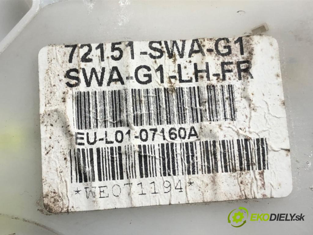HONDA CR-V III (RE_) 2006 - 2022    2.0 i-VTEC (RE5, RE1) 110 kW [150 KM] benzyna 2007 - 2012  zámok dveře levý přední část 72151-SWA-G1