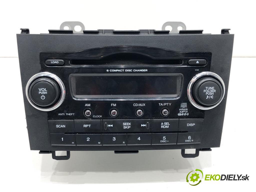 HONDA CR-V III (RE_) 2006 - 2022    2.0 i-VTEC (RE5, RE1) 110 kW [150 KM] benzyna 2007 - 2012  RADIO 39100-SWA-G203 (Audio zariadenia)
