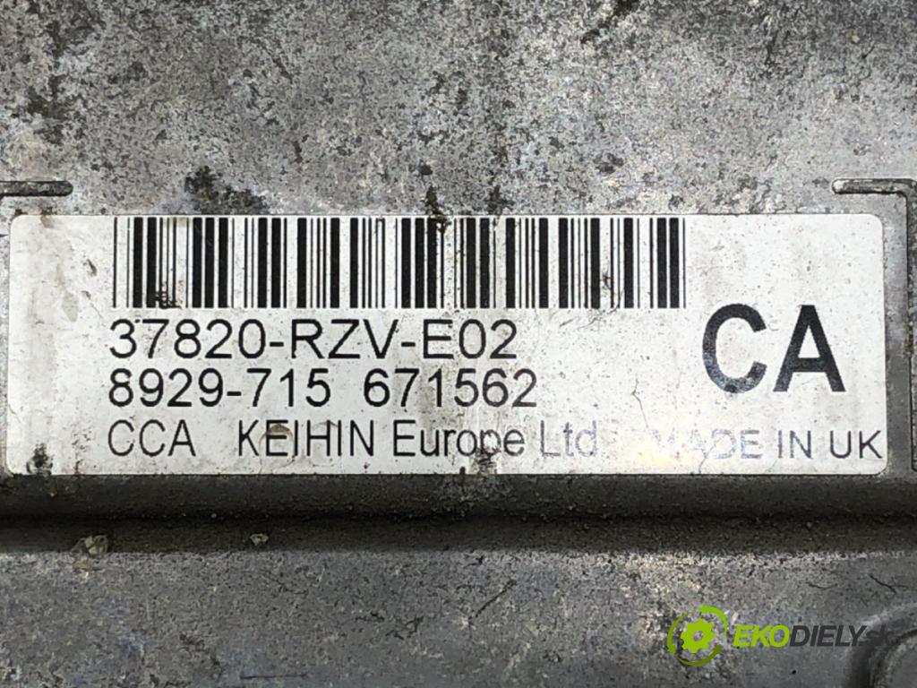 HONDA CR-V III (RE_) 2006 - 2022    2.0 i-VTEC (RE5, RE1) 110 kW [150 KM] benzyna 2007 - 2012  řídící jednotka motora 37820-RZV-E02 (Řídící jednotky)