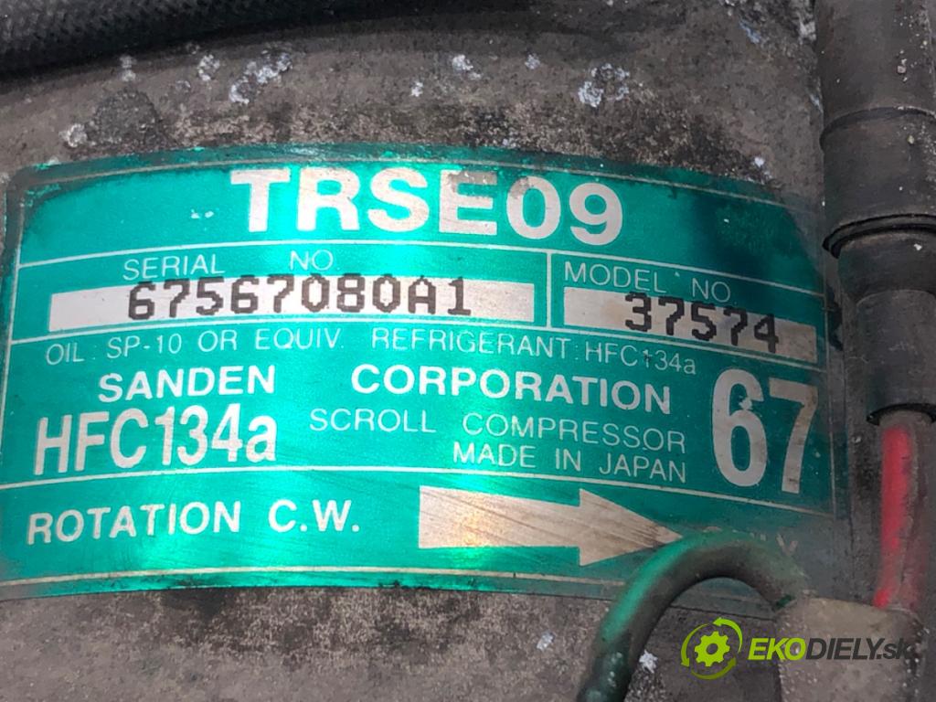 HONDA CR-V III (RE_) 2006 - 2022    2.0 i-VTEC (RE5, RE1) 110 kW [150 KM] benzyna 2007 - 2012  Kompresor klimatizácie TRSE09 (Kompresory klimatizácie)