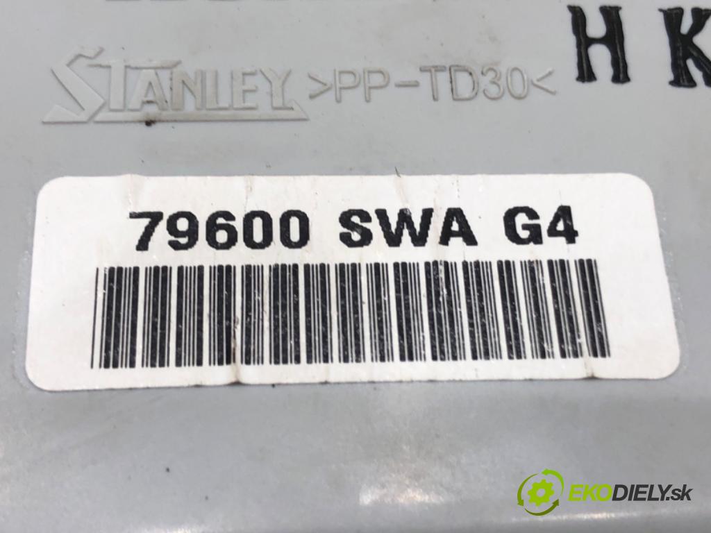 HONDA CR-V III (RE_) 2006 - 2022    2.0 i-VTEC (RE5, RE1) 110 kW [150 KM] benzyna 2007 - 2012  Panel ovládania kúrenia 79600SWAG4 (Prepínače, spínače, tlačidlá a ovládače kúrenia)