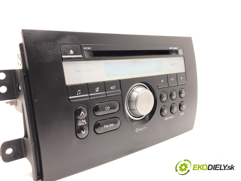 SUZUKI SX4 (EY, GY) 2006 - 2022    1.9 DDiS 4x4 (RW 419D) 88 kW [120 KM] olej napędowy 2006 - 2022  RADIO 39101-79JB (Audio zariadenia)