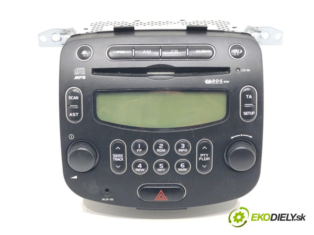 HYUNDAI i10 I (PA) 2007 - 2022    1.1 49 kW [67 KM] benzyna 2008 - 2013  RADIO 96100-0X2304X (Audio zariadenia)