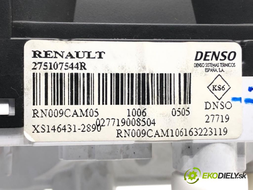 RENAULT CLIO V (B7_) 2019 - 2022    1.0 TCe 100 (B7MT) 74 kW [101 KM] benzyna 2019 - 2022  Panel ovládania kúrenia 275107544R (Prepínače, spínače, tlačidlá a ovládače kúrenia)