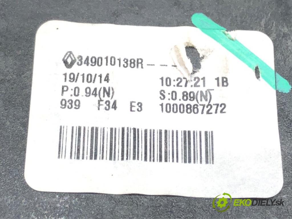 RENAULT CLIO V (B7_) 2019 - 2022    1.0 TCe 100 (B7MT) 74 kW [101 KM] benzyna 2019 - 2022  Kulisa 349010138R (Rýchlostné páky / kulisy)