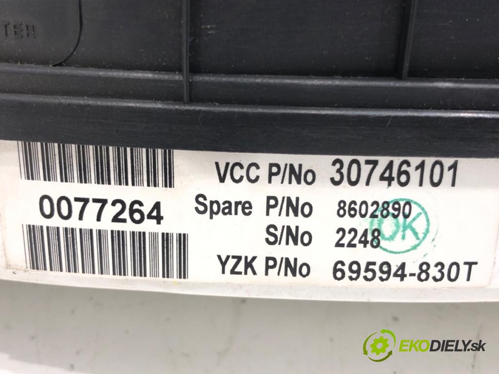 VOLVO XC90 I (275) 2002 - 2015    D5 AWD 136 kW [185 KM] olej napędowy 2005 - 2010  Prístrojovka 30746101 (Prístrojové dosky, displeje)