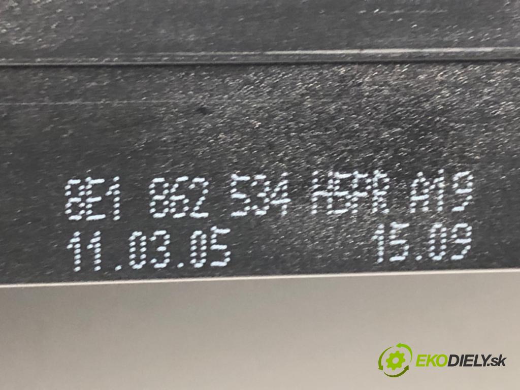 AUDI A4 B7 Avant (8ED) 2004 - 2008    2.0 TDI 103 kW [140 KM] olej napędowy 2004 - 2008  Držiak na nápoje 8E1862534H (Úchyty, držiaky na nápoje)