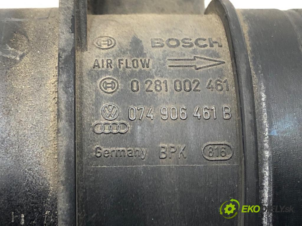 AUDI A4 B7 Avant (8ED) 2004 - 2008    2.0 TDI 103 kW [140 KM] olej napędowy 2004 - 2008  Váha vzduchu 074906461B (Váhy vzduchu)