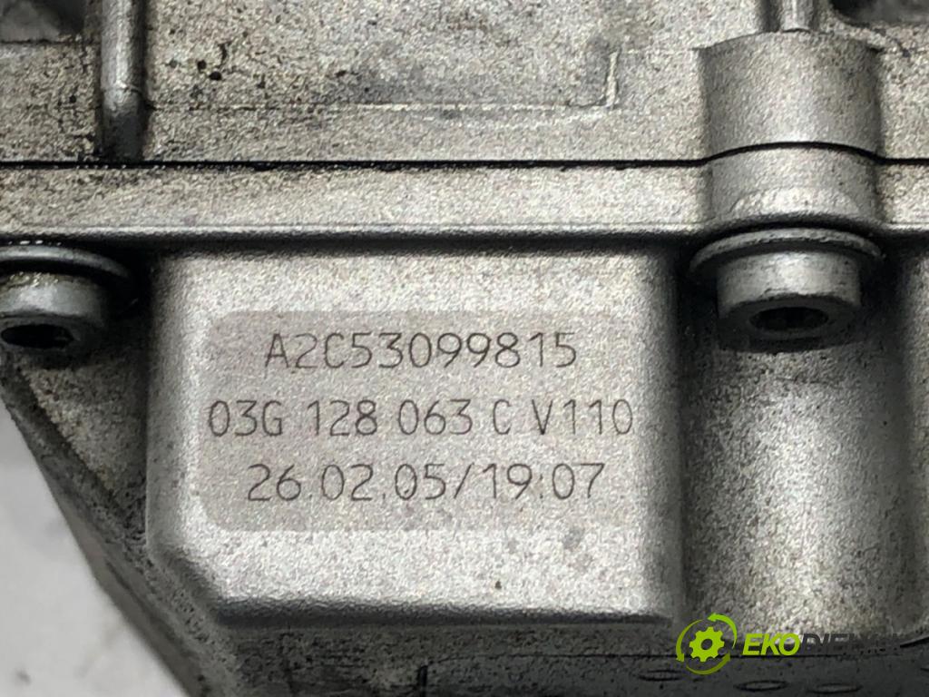 AUDI A4 B7 Avant (8ED) 2004 - 2008    2.0 TDI 103 kW [140 KM] olej napędowy 2004 - 2008  Škrtiaca klapka 03G128063C (Škrtiace klapky)