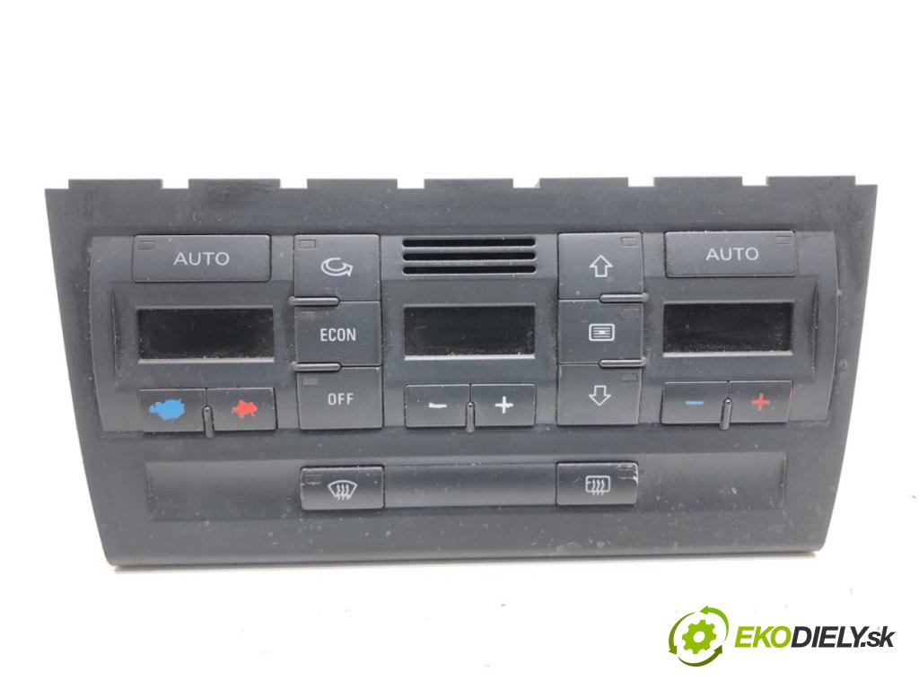 AUDI A4 B7 Avant (8ED) 2004 - 2008    2.0 TDI 103 kW [140 KM] olej napędowy 2004 - 2008  Panel ovládania kúrenia 8E0820043AL (Prepínače, spínače, tlačidlá a ovládače kúrenia)