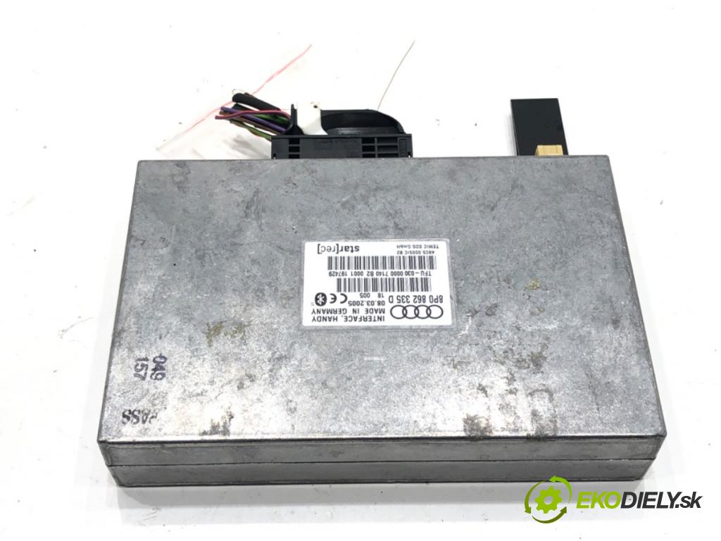 AUDI A4 B7 Avant (8ED) 2004 - 2008    2.0 TDI 103 kW [140 KM] olej napędowy 2004 - 2008  Modul BLUETOOTH 8P0862335D (Ostatné)