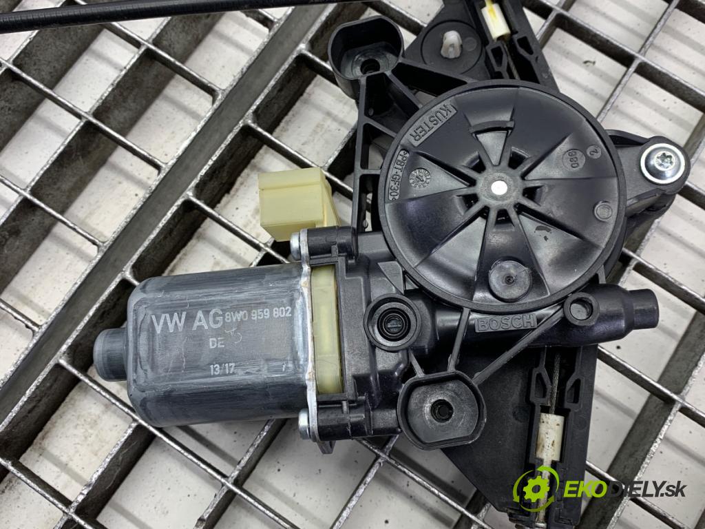 AUDI A4 B9 Avant (8W5, 8WD) 2015 - 2022    2.0 TDI 140 kW [190 KM] olej napędowy 2015 - 2018  mechanismus okna pravý přední část 8W0837462