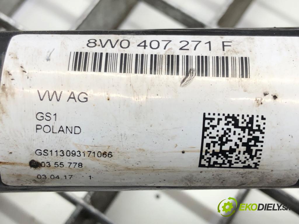 AUDI A4 B9 Avant (8W5, 8WD) 2015 - 2022    2.0 TDI 140 kW [190 KM] olej napędowy 2015 - 2018  Poloos pravy predný 8W0407271F