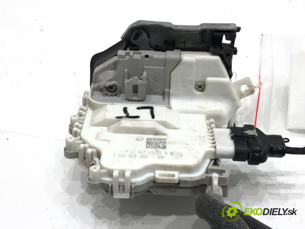 AUDI A4 B9 Avant (8W5, 8WD) 2015 - 2022    2.0 TDI 140 kW [190 KM] olej napędowy 2015 - 2018  zámok dveře levý zadní část 8X0839015E