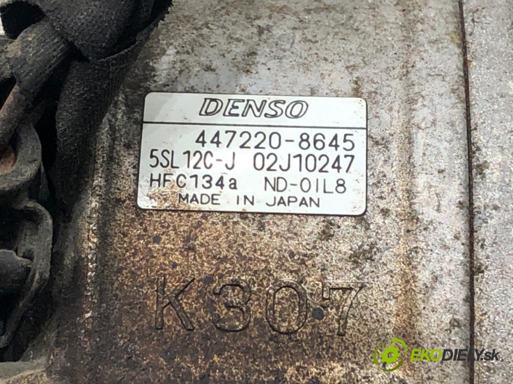 FIAT BRAVO II (198_) 2006 - 2022    1.9 D Multijet (198AXB1A) 88 kW [120 KM] olej napędowy 2007 - 2014  Kompresor klimatizácie 447220-8645 (Kompresory klimatizácie)