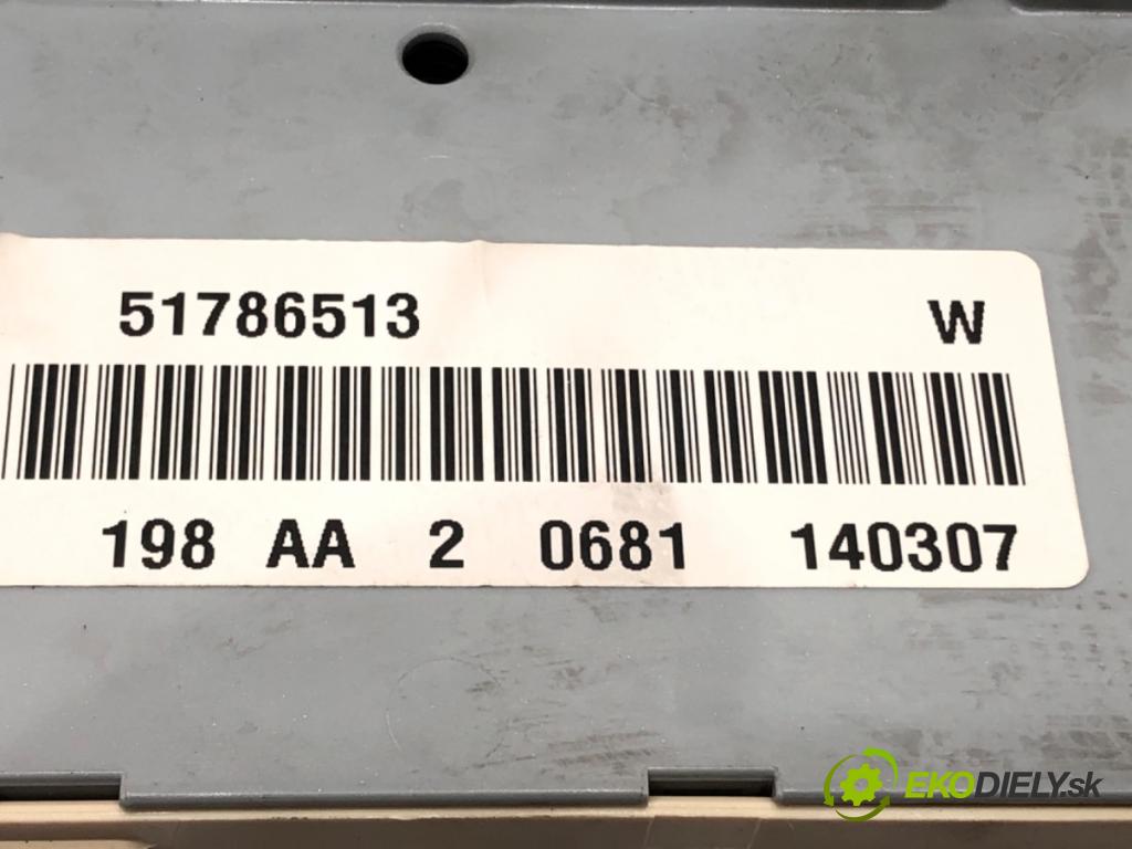 FIAT BRAVO II (198_) 2006 - 2022    1.9 D Multijet (198AXB1A) 88 kW [120 KM] olej napędowy 2007 - 2014  modul BSI 51786513 (Pojistkové skříňky)