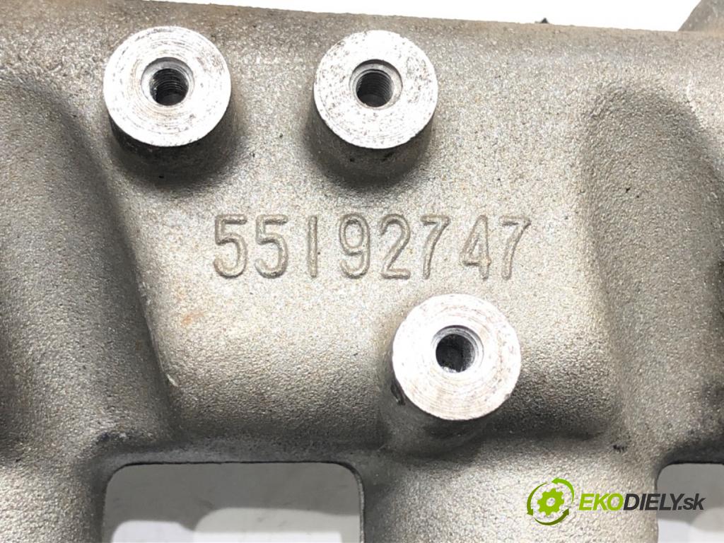 FIAT BRAVO II (198_) 2006 - 2022    1.9 D Multijet (198AXB1A) 88 kW [120 KM] olej napędowy 2007 - 2014  Potrubie sacie, sanie 55192747 (Sacie potrubia)