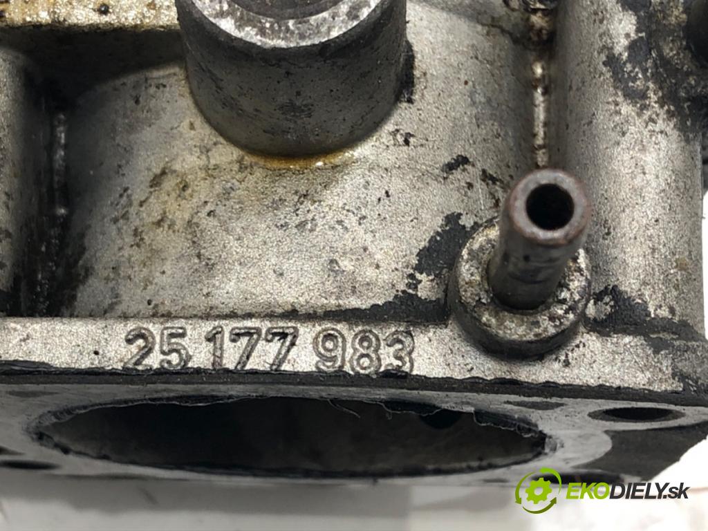 OPEL ASTRA G liftback (T98) 1998 - 2009    1.4 (F08, F48) 66 kW [90 KM] benzyna 2007 - 2009  Škrtiaca klapka 25177983 (Škrtiace klapky)