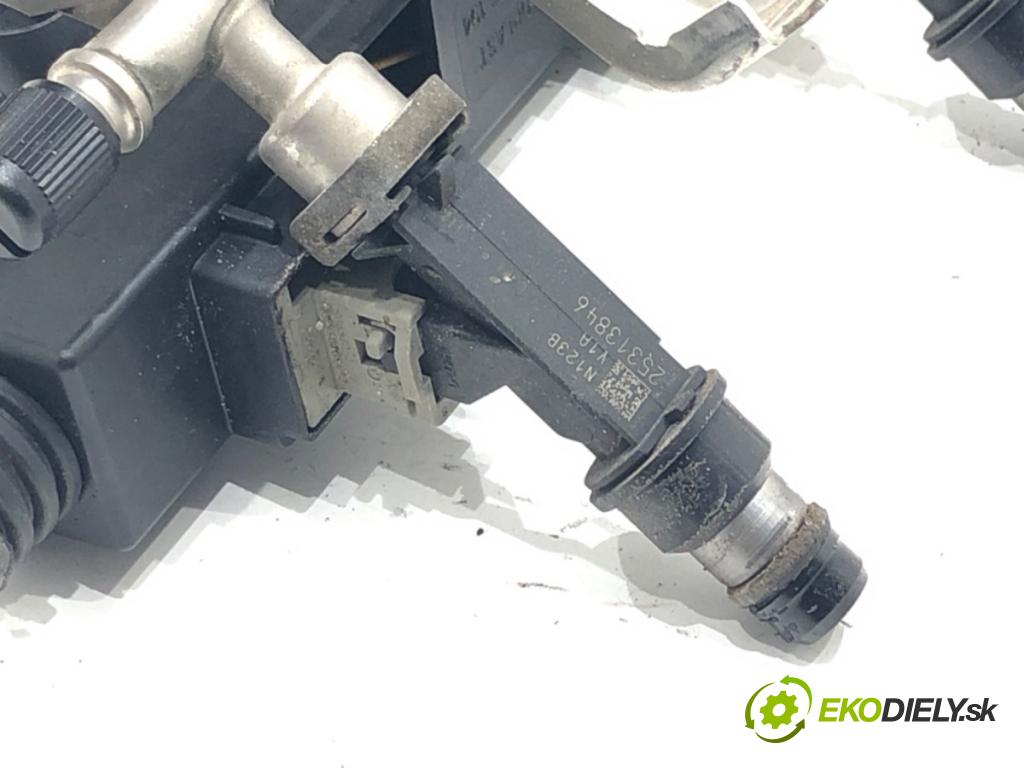 OPEL ASTRA G liftback (T98) 1998 - 2009    1.4 (F08, F48) 66 kW [90 KM] benzyna 2007 - 2009  Lišta vstrekovacia 09133177A (Vstrekovacie lišty)