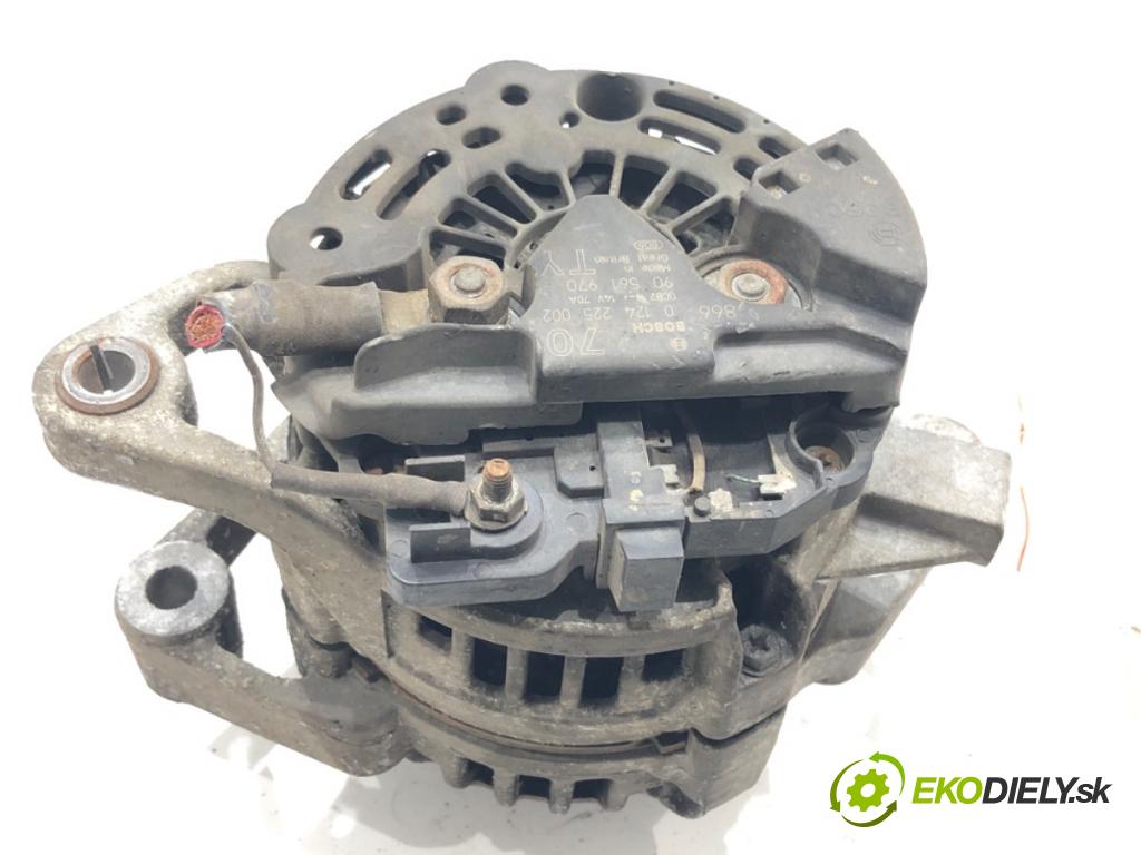 OPEL ASTRA G liftback (T98) 1998 - 2009    1.4 (F08, F48) 66 kW [90 KM] benzyna 2007 - 2009  Alternátor 90561970 (Alternátory)