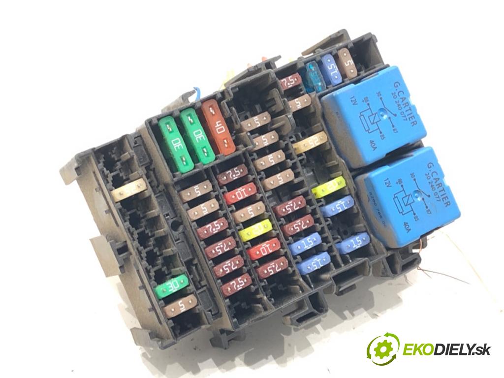 DACIA DOKKER nadwozie wielkoprzestrzenne (MPV) (KE_) 2012 - 2022    1.6 75 kW [102 KM] benzyna 2015 - 2022  skříňka poistková  (Pojistkové skříňky)