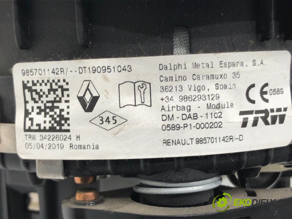 DACIA DOKKER nadwozie wielkoprzestrzenne (MPV) (KE_) 2012 - 2022    1.6 75 kW [102 KM] benzyna 2015 - 2022  AirBag volantu 985701142R (Airbagy)