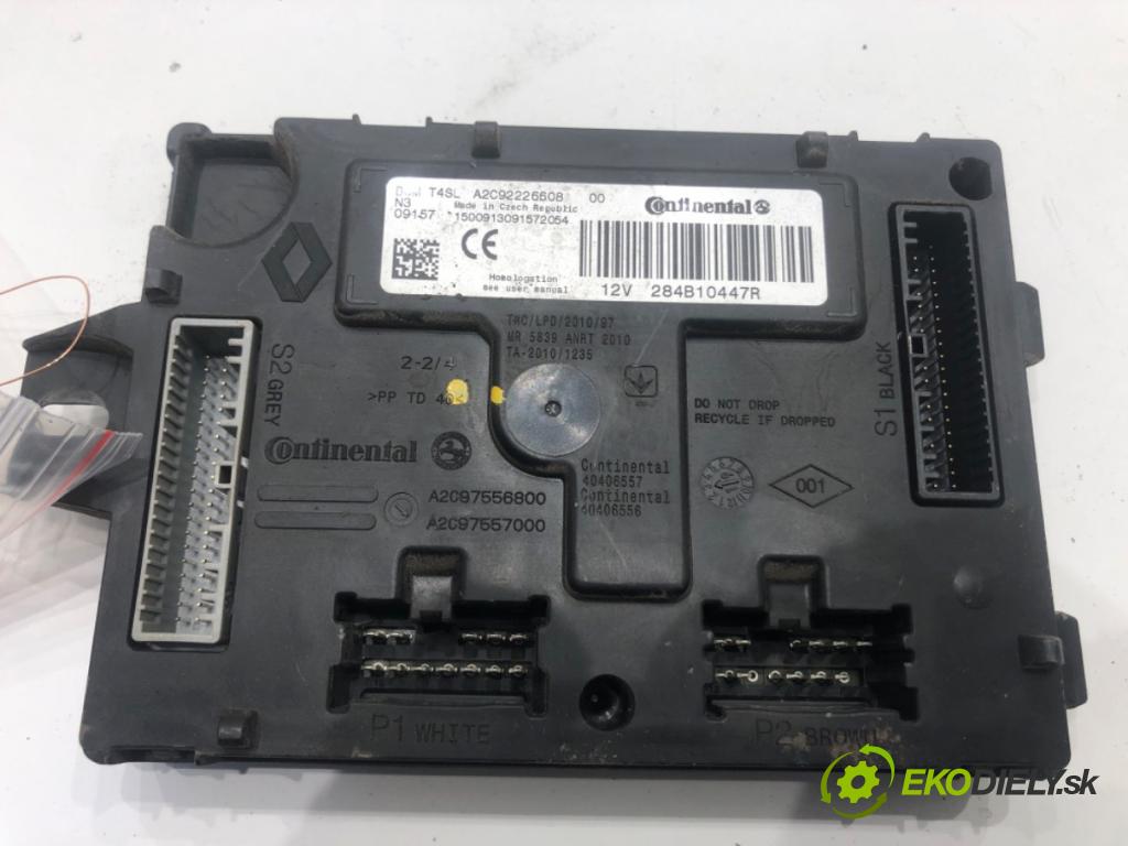 DACIA DOKKER nadwozie wielkoprzestrzenne (MPV) (KE_) 2012 - 2022    1.6 75 kW [102 KM] benzyna 2015 - 2022  modul BSI 284B10447R (Pojistkové skříňky)