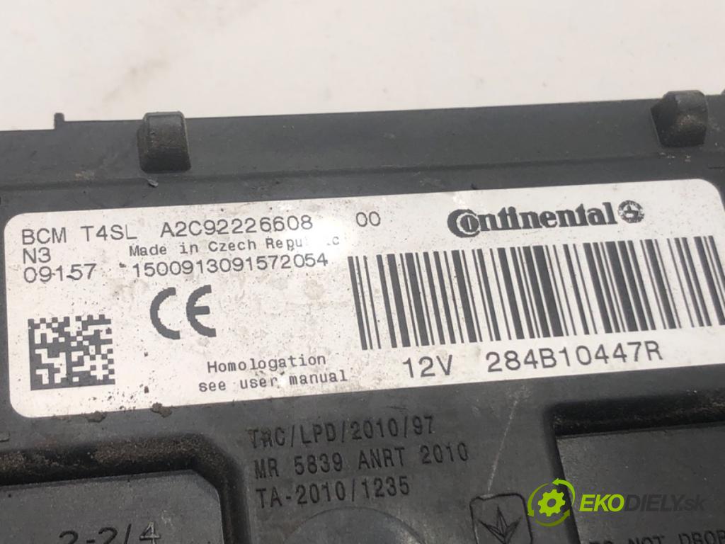 DACIA DOKKER nadwozie wielkoprzestrzenne (MPV) (KE_) 2012 - 2022    1.6 75 kW [102 KM] benzyna 2015 - 2022  modul BSI 284B10447R (Pojistkové skříňky)