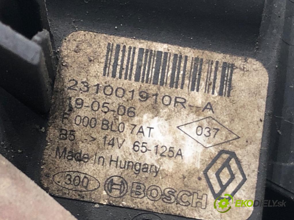 DACIA DOKKER nadwozie wielkoprzestrzenne (MPV) (KE_) 2012 - 2022    1.6 75 kW [102 KM] benzyna 2015 - 2022  Alternátor 231001910R (Alternátory)
