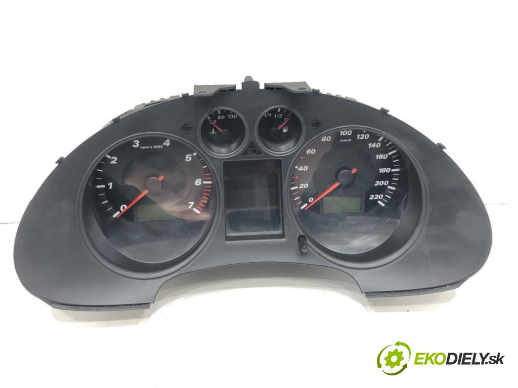 SEAT IBIZA III (6L1) 2002 - 2009    1.4 16V 55 kW [75 KM] benzyna 2002 - 2007  Prístrojovka 6L0920801 (Prístrojové dosky, displeje)