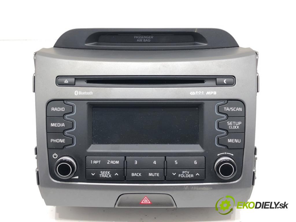 KIA SPORTAGE III (SL) 2009 - 2022    1.6 GDI 99 kW [135 KM] benzyna 2011 - 2022  RADIO 96150-3U010WK (Audio zariadenia)