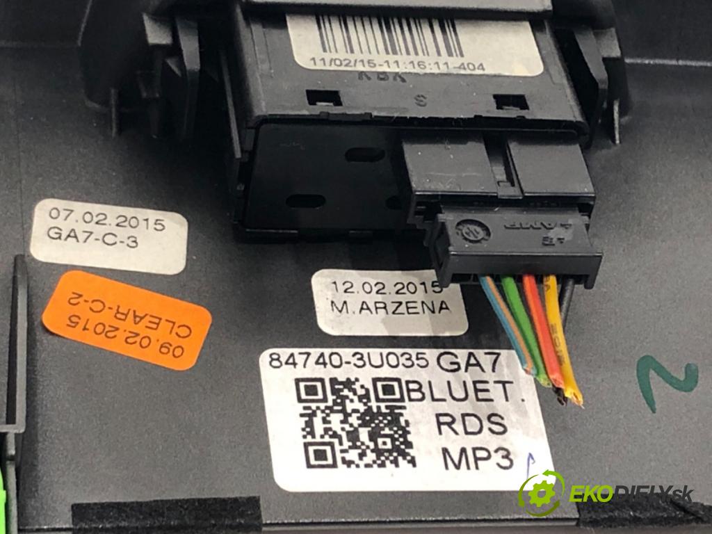 KIA SPORTAGE III (SL) 2009 - 2022    1.6 GDI 99 kW [135 KM] benzyna 2011 - 2022  RADIO 96150-3U010WK (Audio zariadenia)