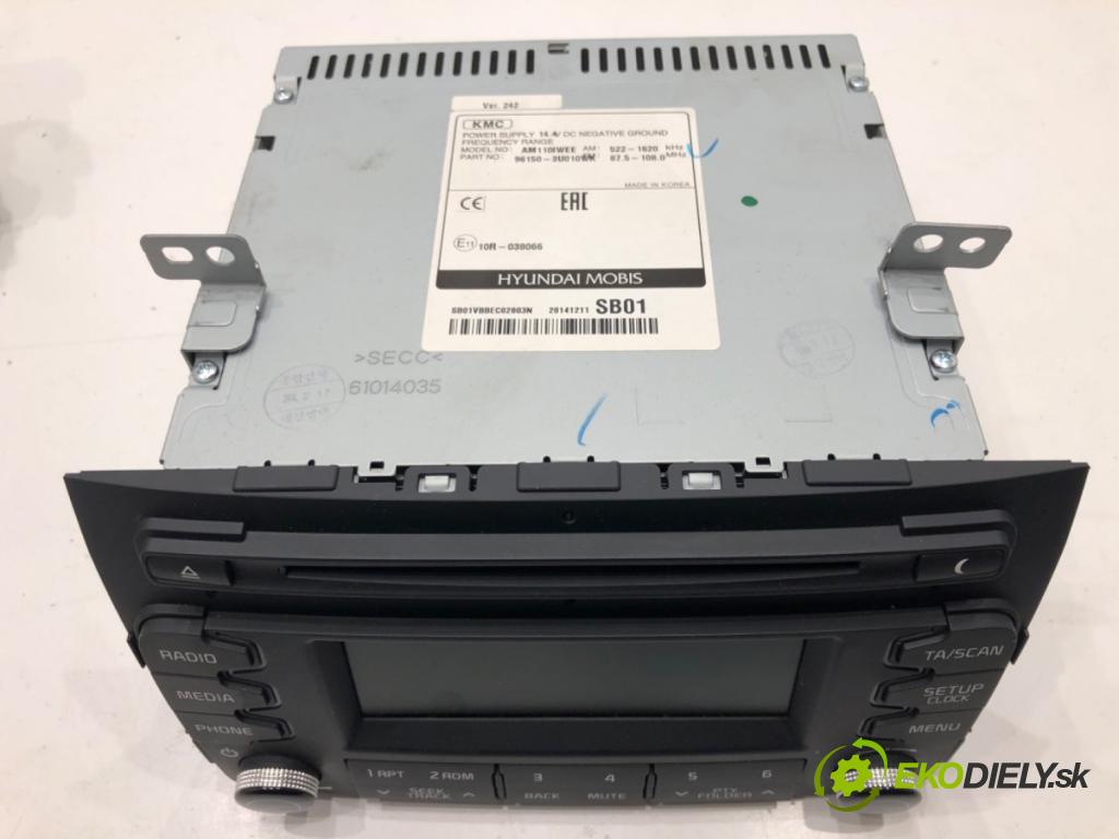 KIA SPORTAGE III (SL) 2009 - 2022    1.6 GDI 99 kW [135 KM] benzyna 2011 - 2022  RADIO 96150-3U010WK (Audio zariadenia)