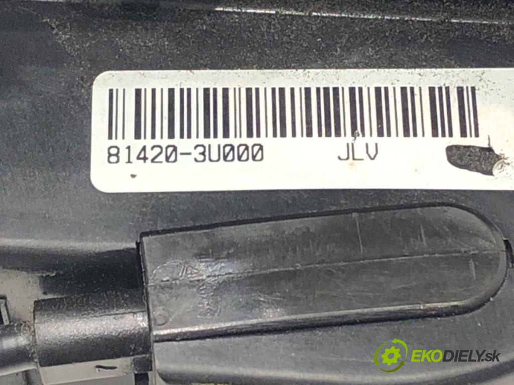 KIA SPORTAGE III (SL) 2009 - 2022    1.6 GDI 99 kW [135 KM] benzyna 2011 - 2022  zámok dveře pravý zadní část 81420-3U000