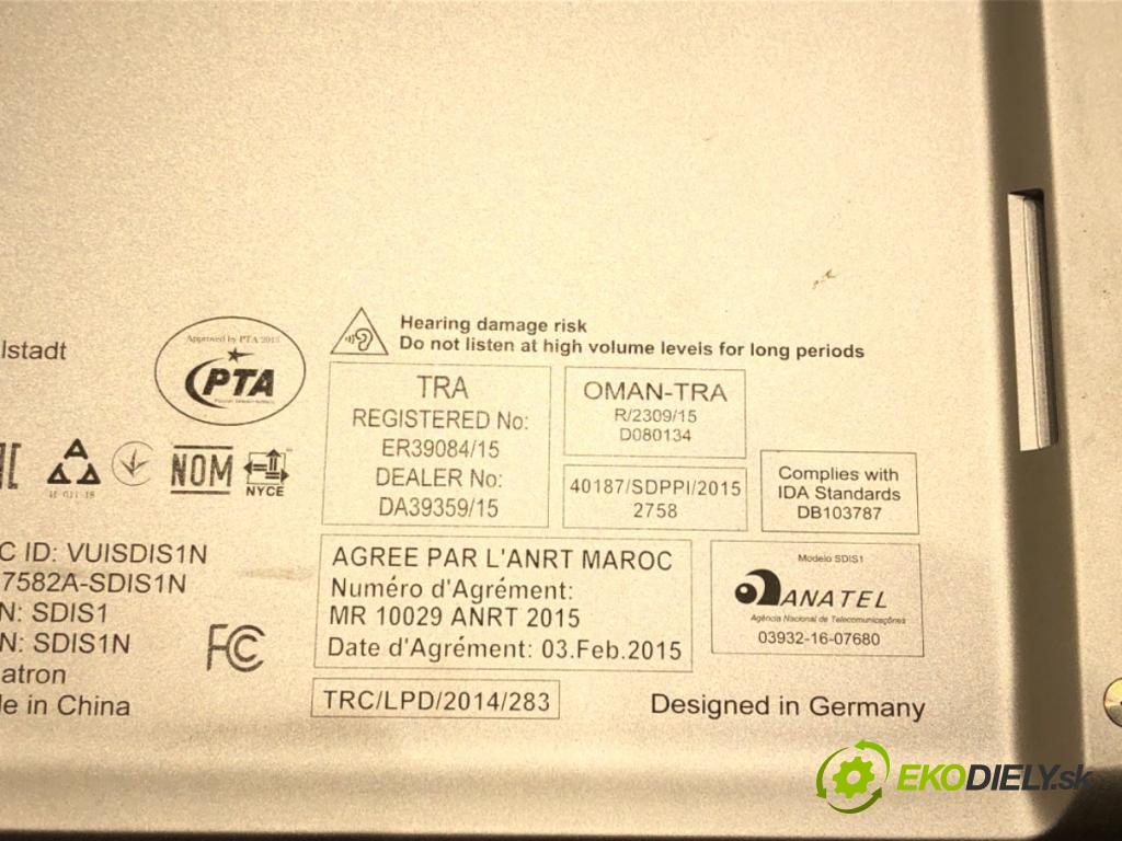 AUDI A8 D5 (4N2, 4N8) 2017 - 2022    60 TFSI Mild Hybrid quattro 338 kW [460 KM] Hybryda silnik benzynowy / elektryczny 2018 - 2022  obrazovka LCD sedačky predný pravy 4N0919607C