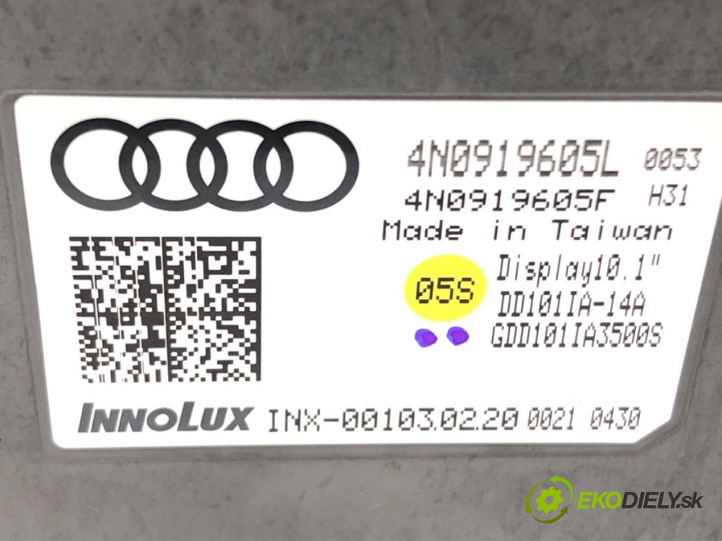 AUDI A8 D5 (4N2, 4N8) 2017 - 2022    60 TFSI Mild Hybrid quattro 338 kW [460 KM] Hybryda silnik benzynowy / elektryczny 2018 - 2022  Dislpej 4N0919605L (Prístrojové dosky, displeje)