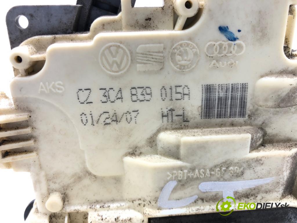 VW PASSAT B6 Variant (3C5) 2005 - 2011    2.0 TDI 103 kW [140 KM] olej napędowy 2005 - 2009  zámok dveře levý zadní část 3C4839015A