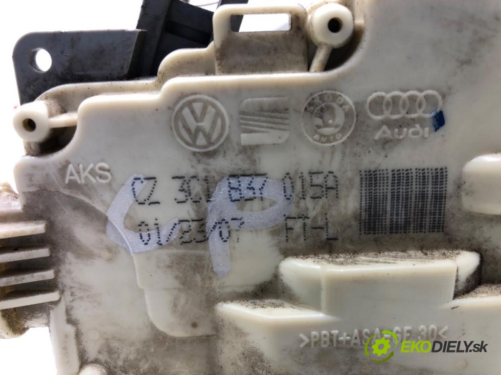 VW PASSAT B6 Variant (3C5) 2005 - 2011    2.0 TDI 103 kW [140 KM] olej napędowy 2005 - 2009  zámok dveře levý přední část 3C1837015A