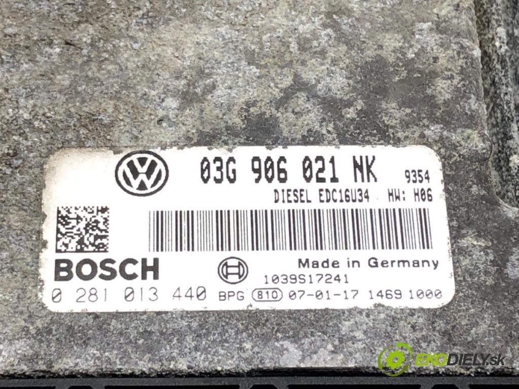 VW PASSAT B6 Variant (3C5) 2005 - 2011    2.0 TDI 103 kW [140 KM] olej napędowy 2005 - 2009  riadiaca jednotka Motor 03G906021NK (Riadiace jednotky)