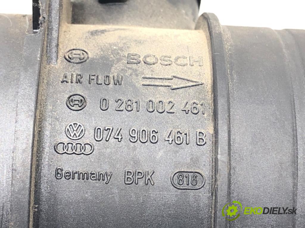 VW PASSAT B6 Variant (3C5) 2005 - 2011    2.0 TDI 103 kW [140 KM] olej napędowy 2005 - 2009  Váha vzduchu 074906461B (Váhy vzduchu)